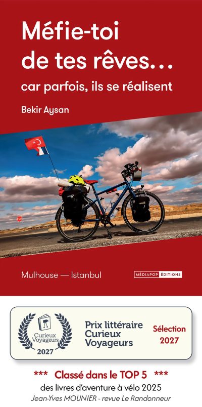 Couverture - Méfie-toi de tes rêves - Bekir Aysan -TOP5 - prix littéraire Curieux Voyageurs